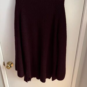 Dark Burgundy Knit long sweater!